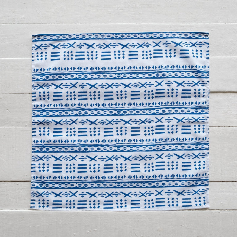 Handprinted Napkin Set of Four, Masi Print