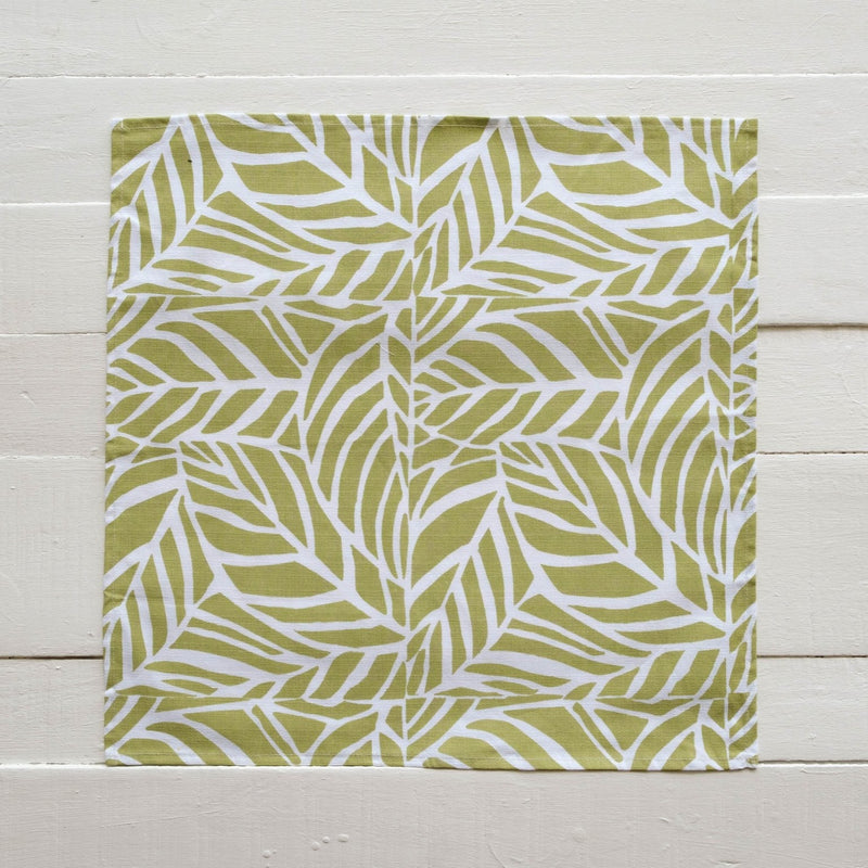 Handprinted Napkin Set of Four, Veikau Print