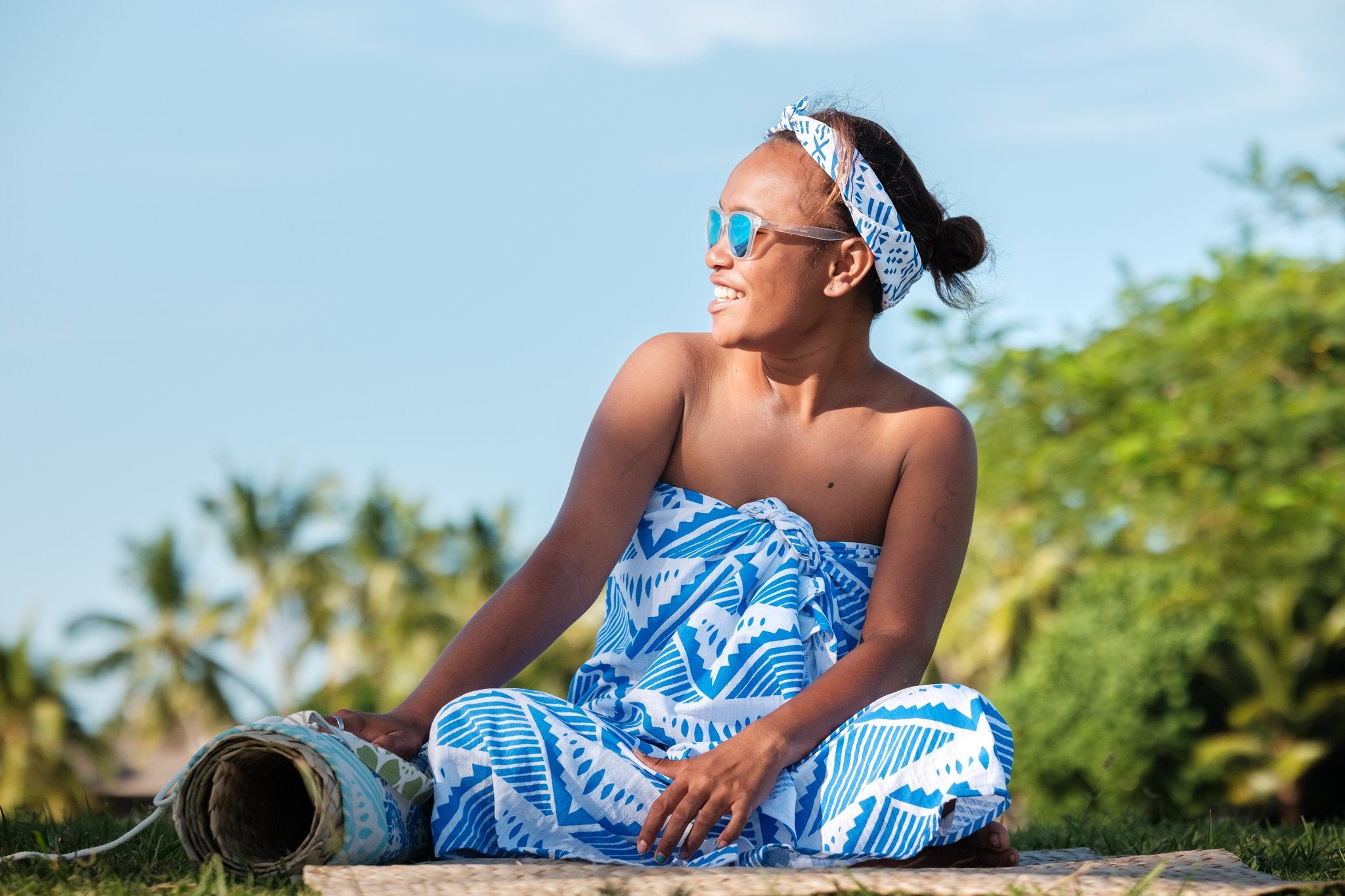 Handwoven Beach Mat