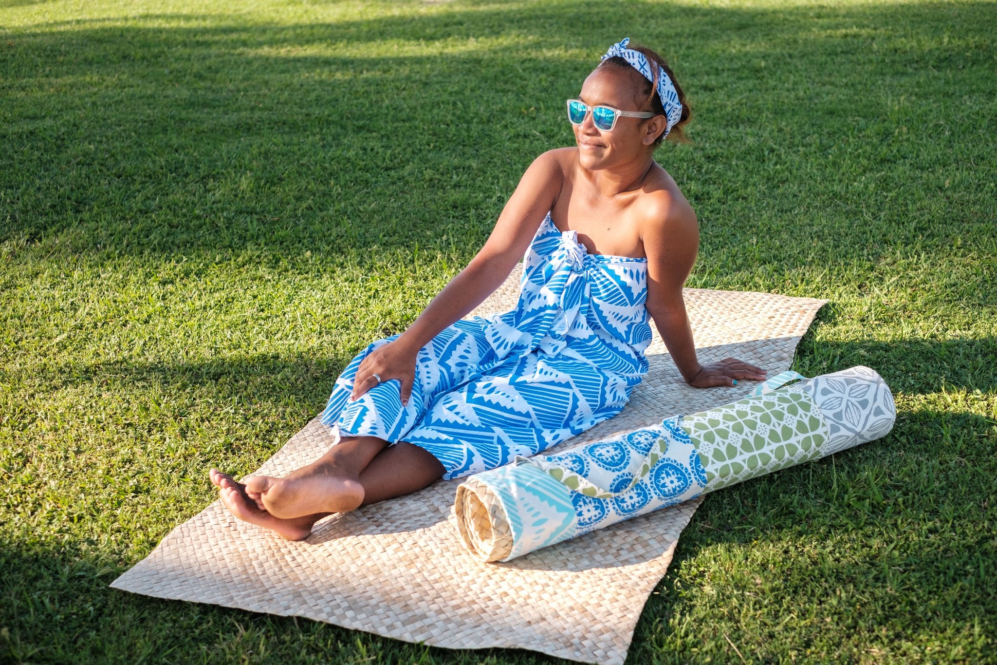Handwoven Beach Mat