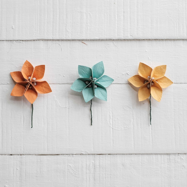 Tekiteki - Masi Flower Hair Stick Trio