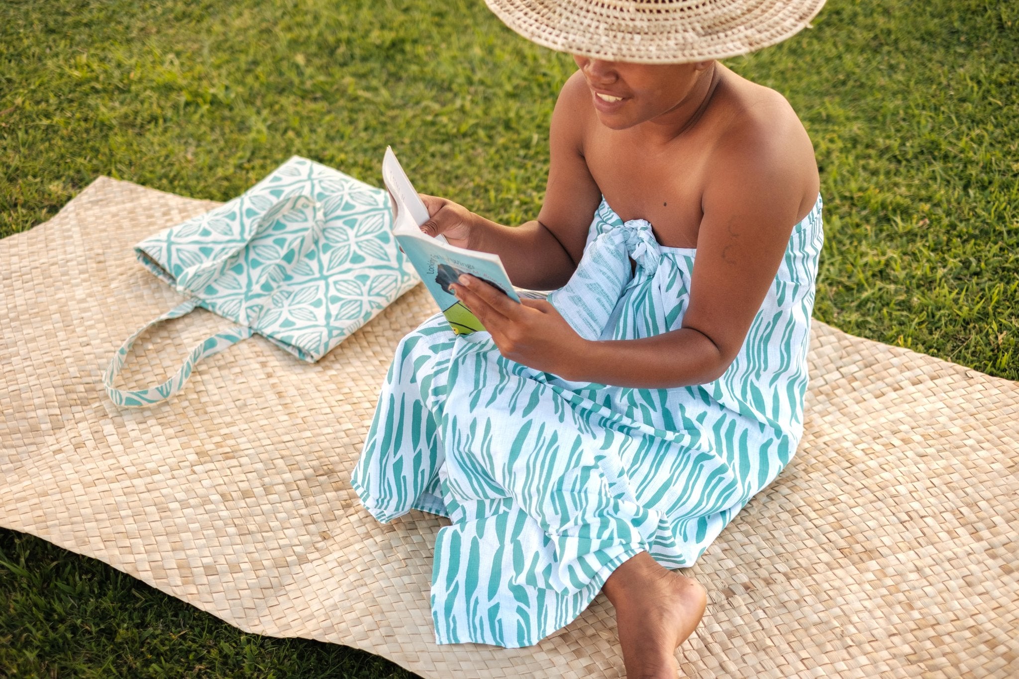 Handwoven Beach Mat