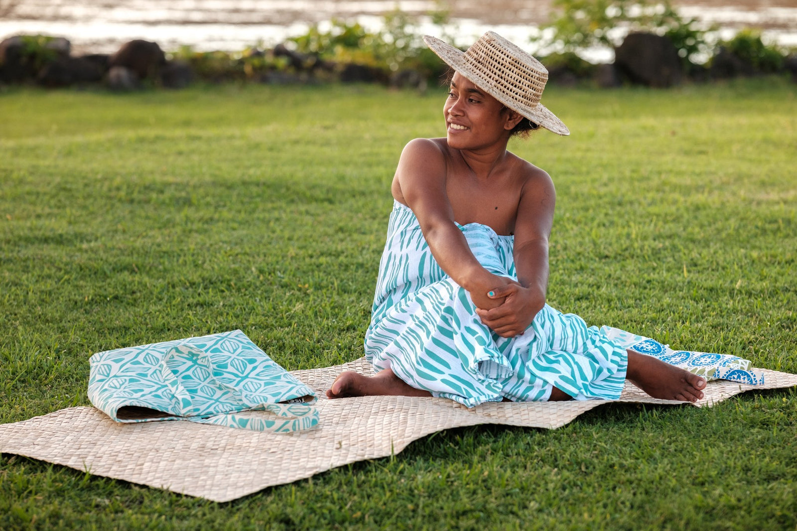 Grass beach mat discount