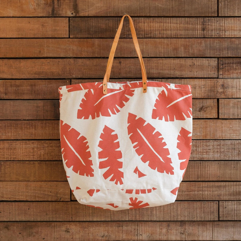 Oversized Tote - Big Leaf