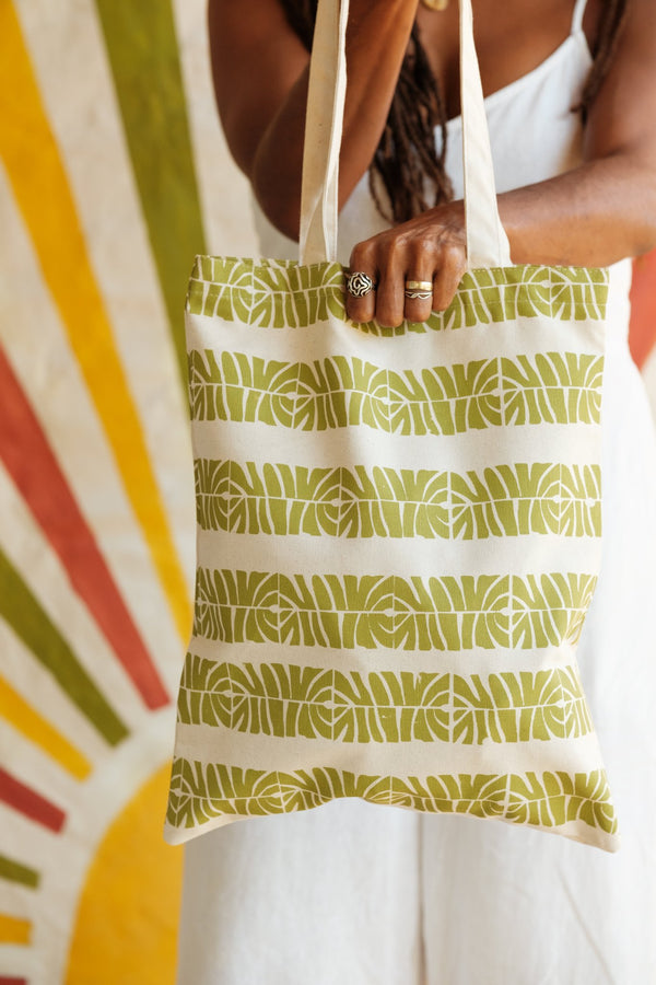 Classic Canvas Tote - Laubu Print