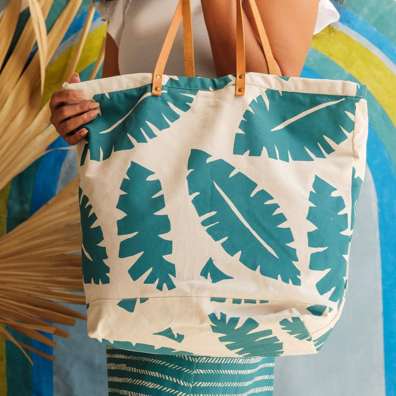 Oversized Tote - Big Leaf