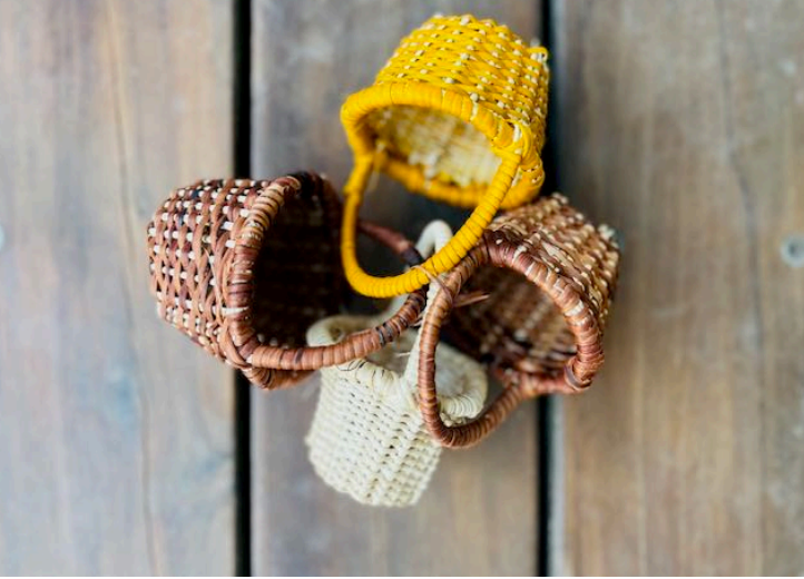 Trio Of Wild Vine Baskets