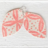 Handcrafted YAWA! Masi Earrings - Senibua Print, Viqi
