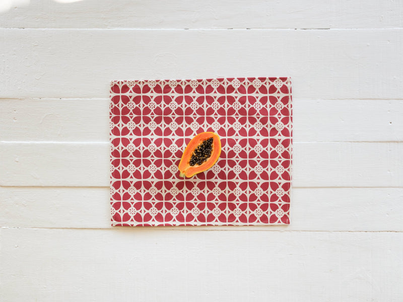 Canvas Placemat - Set of Four, Kalokalo Print