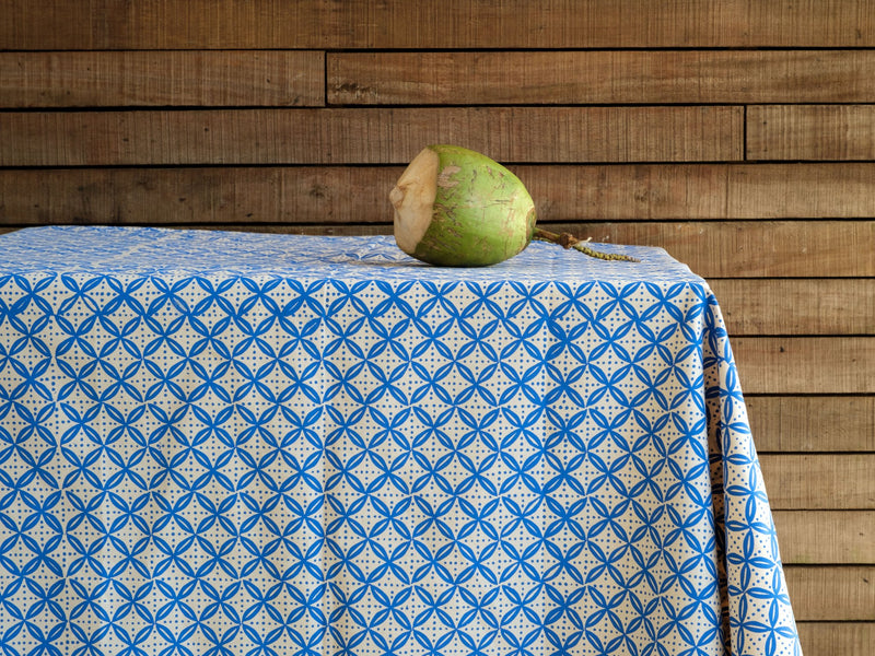 Handprinted Tablecloth - Senibua Print, Wasawasa