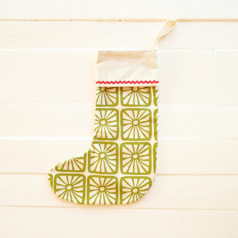 Large Handprinted Holiday Stocking