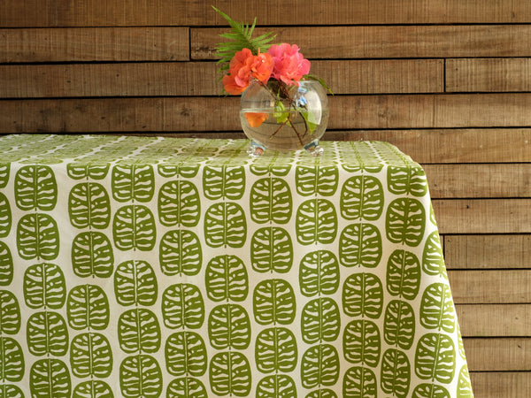 Handprinted Tablecloth - Barakoto Print, Koko