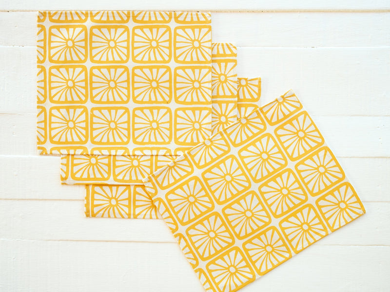 Canvas Placemat - Set of Four, Organic Bloom Print