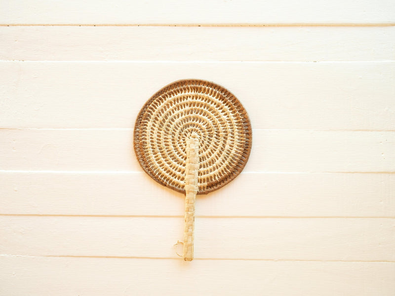 Handwoven Sasa Voivoi Fan - Pa'ogo Accent