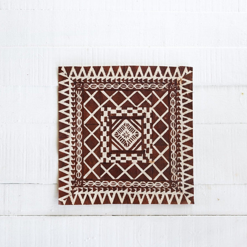 Handprinted Masi Wall Hanging - Vuvale Loaloa