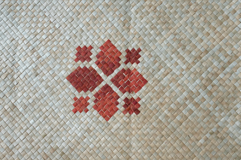 Kioa Handwoven Square Mat - Kalokalo Kura Lima