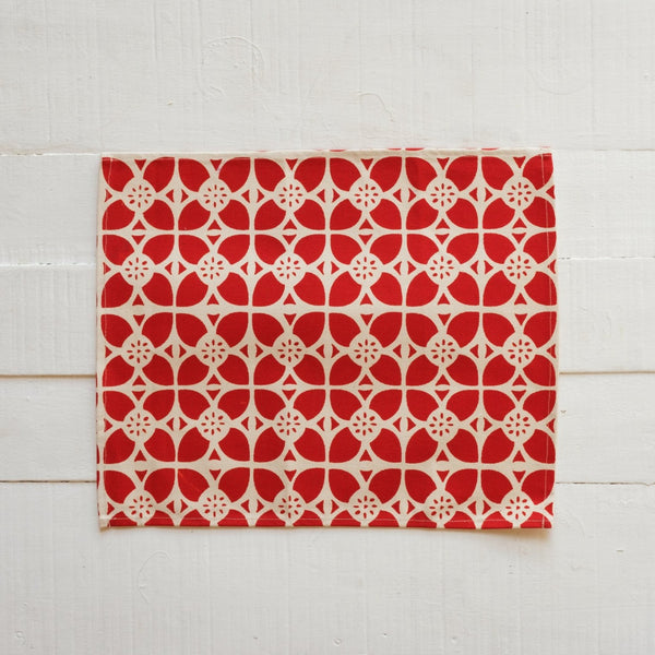 Canvas Placemat - Set of Four, Senibua Print