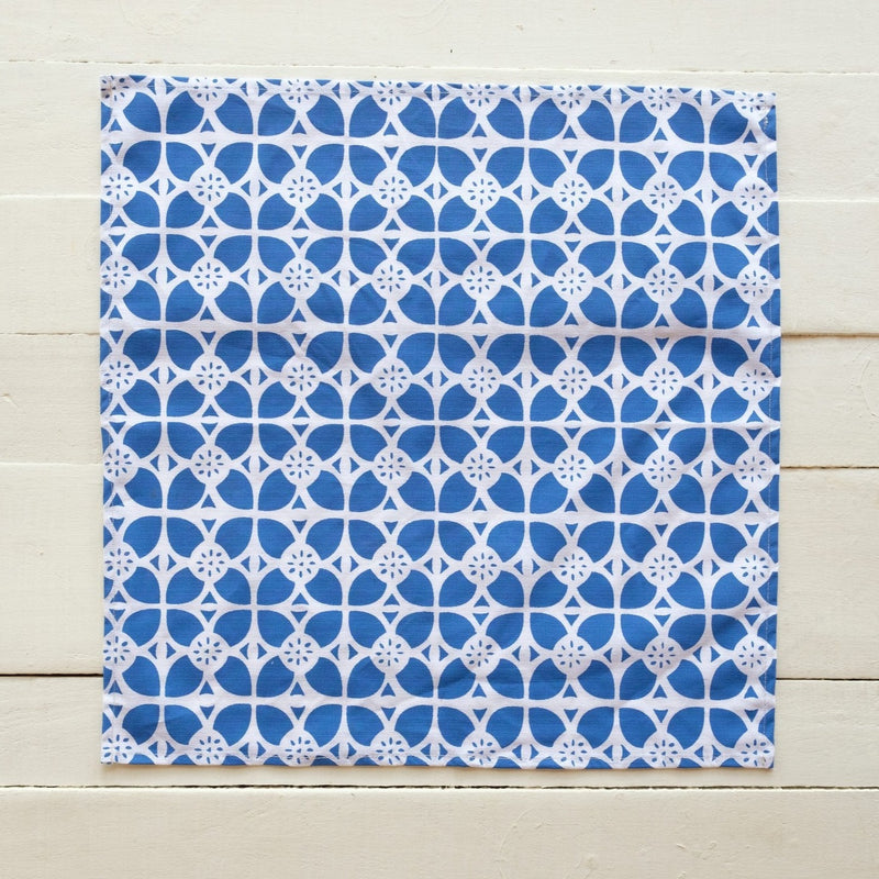 Handprinted Napkin Set of Four - Senibua Print