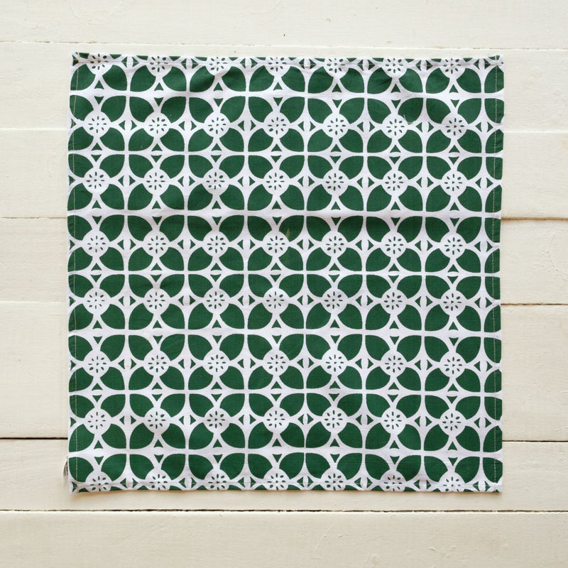 Handprinted Napkin Set of Four - Senibua Print