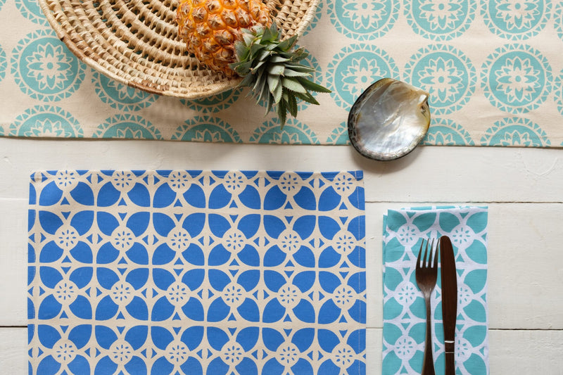 Canvas Table Runner - Mandala Print