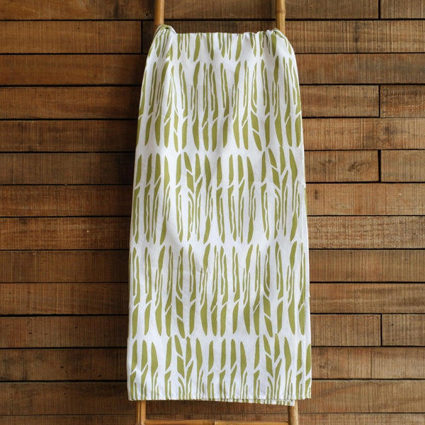 Handprinted "Sulu" Sarong - Vanilla Bean Print