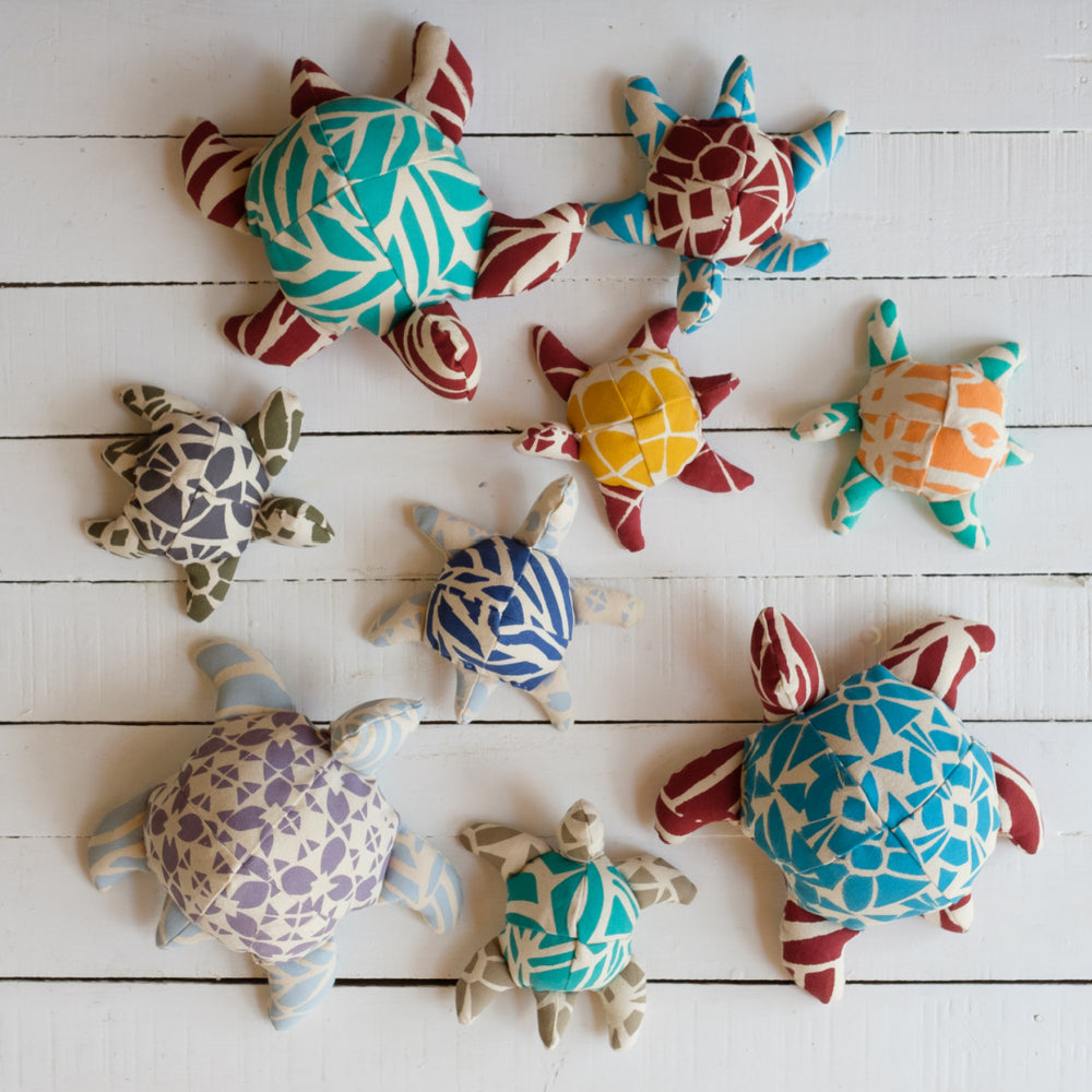 Handsewn Koro Print Turtles – Rise Beyond The Reef